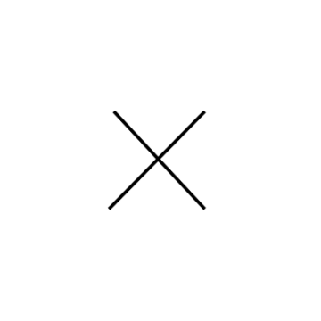 Le symbole du bouton sur un patron